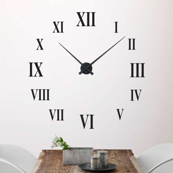 Romertal Wallsticker Vægur