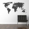 Linjeret Verdenskort Wallsticker